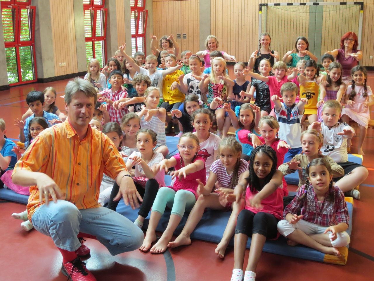 Kinderzaubershow in der Grundschule Würzburg